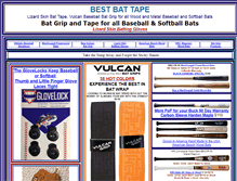 Tablet Screenshot of bestbattape.com